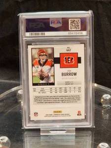 2020 Panini Chronicles Joe Burrow Rookie Card #441 PSA Mint 9