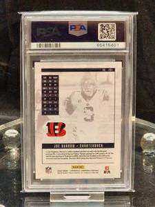 2020 Panini Luminance Joe Burrow Rookie Card #201 PSA Mint 9