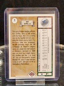 1989 Upper Deck Baseball Ken Griffey Jr Rookie Card #1