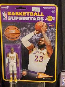 (9) NBA Super 7 Action Figures