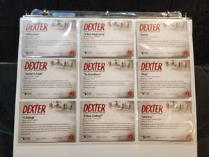 2014 Hand Collated Dexter 72 Trading Card Set