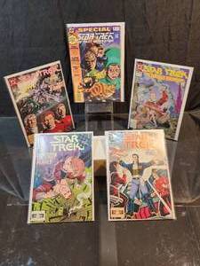 (5) Assorted DC Star Trek Comic Books