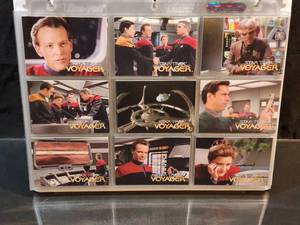 1995 Skybox Hand Collated Star Trek Voyager 98 Base Card Set