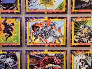 1993 Skybox DC Bloodlines 81 Trading Card Set plus (2) Superman Foil Cards