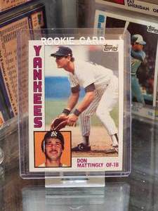 1984 Topps Baseball Album Card Set Containg Don Mattinglys Rookie Card #8