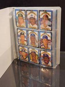 1988 Donruss Leaf Baseball Hand Correlated Binder 364 Card Set & Puzzle Cards