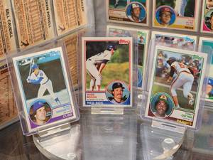 1983 Topps Baseball Hand Collated Binder 792 Card Set Which Includes the Rookie Cards of Ryan Sandberg #83, Tony Gwynn #482, Wade Boggs #498