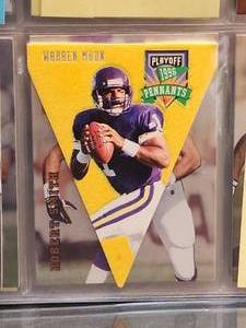 Assorted 1996 Football Brands Binder packed full of Minnesota Vikings Players