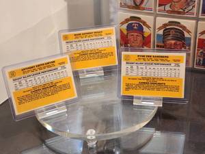 1983 Donruss Baseball Hand Collated Binder 663 Card Set Which Includes the Rookie Cards of Ryan Sandberg #277 & Tony Gwynn #598