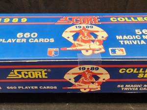 1989 Score Baseball 660 Card Set