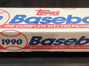 1990 Topps Baseball Factory Sealed 792 Card Set