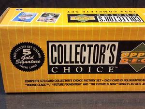 1994 Upper Deck Collectors Choice 670 Card Set