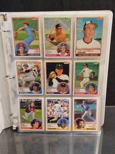 1983 Topps Traded Baseball  Hand Correlated Album 132 Card Set in Mint Condition