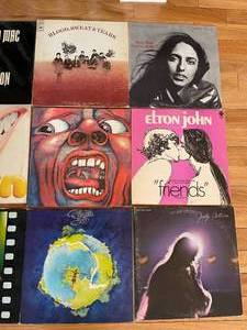 lot 244 image: Vintage Albums including The Doors, Fleetwood Mac, Blood Sweat and Tears, Joan Baez, Simon and Garfunkel and More