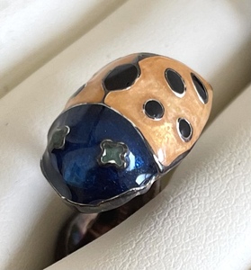 lot 52 image: Robert Talbot Lady Bug Cuff Links
