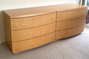 lot 12 image: International Designs 6 Drawer Contemporary Style Dresser