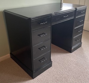 lot 61 image: Delightful Black Desk