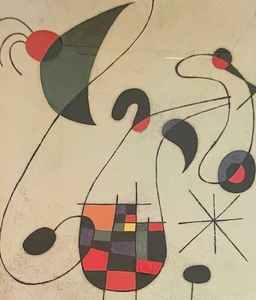lot 73 image: Fine Framed Miro Print