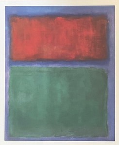 lot 81 image: Amazing Abstract Framed Print by Mark Rothko