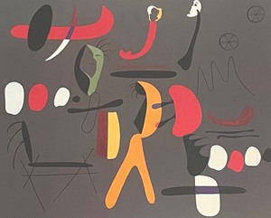 lot 90 image: Abstract Framed Print by Miro