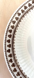 lot 125 image: Adams Real English Ironstone Sharon Dishes