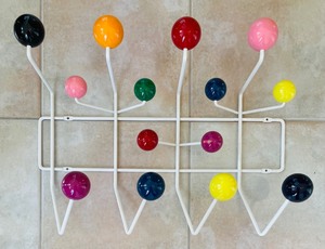 lot 136 image: Two Colorful  Wall Mount Racks
