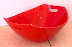 lot 141 image: Outstanding Orange Ceramic Dansk Serving Bowl