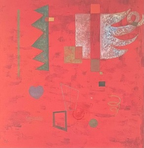 lot 155 image: Framed Cool Disaster Print by Wassily Kandinsky