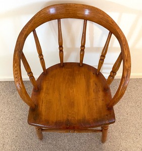 lot 160 image: Vintage Wooden Chair