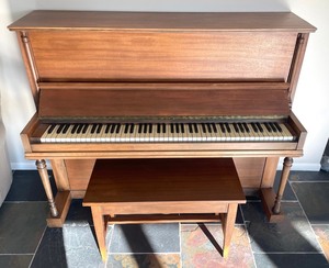 lot 178 image: Vintage Gulbranson Company Upright Piano