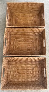 lot 298 image: Trio of Beautiful Woven Baskets