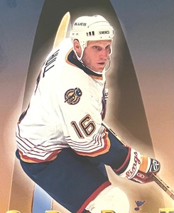 lot 96 image: Brett Hull Framed Print