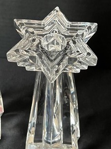 lot 19 image: Pair of German Shooting Star Candle Stick Holders