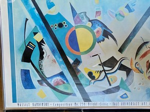 lot 286 image: Framed Vintage Wassily Kandisky  Yale University Art Gallery Print