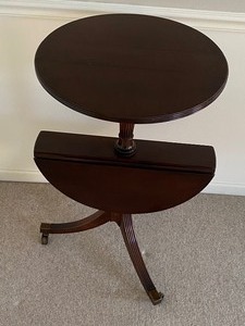 lot 278 image: Dumbwaiter Accent Table