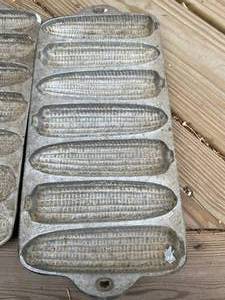 lot 81 image: Vintage Metal Corn Baking Trays