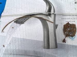 lot 77 image: Delta Sink Faucet - Brushed Nickel