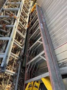 lot 179 image: Extension Ladders and Reg. Ladder