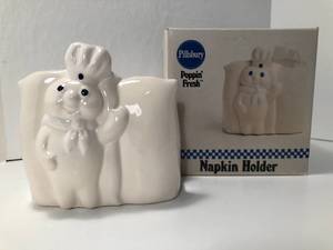 lot 14 image: Vintage Pillsbury Napkin Holder