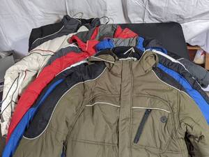 lot 20A image: Assorted Childrens L & XL Winter Coats-London Fog & More