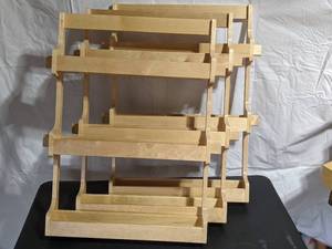lot 41 image: Rev-A-Shelf Wooden Pull Out Cabinet Organizers