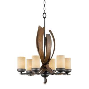lot 58 image:  Varaluz Aizen 6-Lt Chandelier 