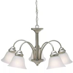 lot 48 image: Kichler Wynberg 25 Wide 5 Light Chandelier (NIB)