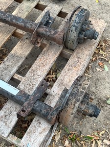 Set Of (2) 5,400# Trailer Axles -- Good Condition