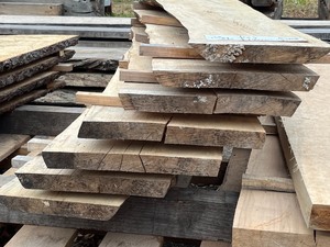 Lot Of (6) 1.25 x 10 Maple Wood Slabs -- 3ft Lengths