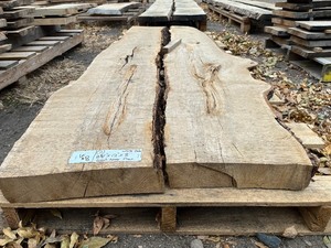 Lot Of (2) White Oak Slabs -- 2.75 x 12 x 8ft Lengths Each -- Great Epoxy-Resin Pieces