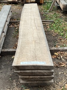 Lot Of (4) 2.5 x 15 Hard Maple Wood Slabs -- 11ft Lengths