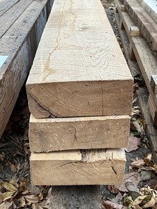 Lot Of (3) 3x7.5 Elm Timbers -- 9ft Lengths