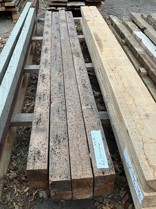 Lot Of (4) 3.5x5 Douglas Fir Timbers -- 9ft Length