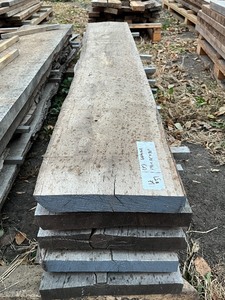 Pallet Lot Of (5) 1.75 x 12 White Oak Wood Slabs -- 80 Lengths